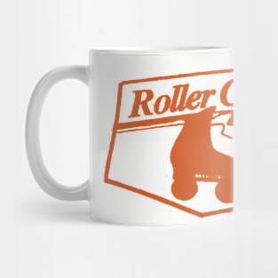 Brown orange Roller Challet Mug